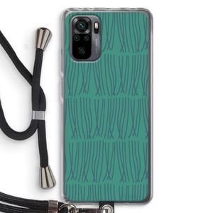 Swirls: Xiaomi Redmi Note 10 Pro Transparant Hoesje met koord