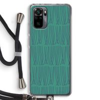 Swirls: Xiaomi Redmi Note 10 Pro Transparant Hoesje met koord