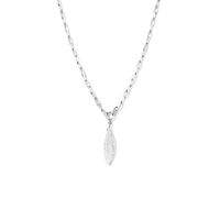 Ketting Zilver Paperclip Veer 2,8 mm 42 + 3 cm