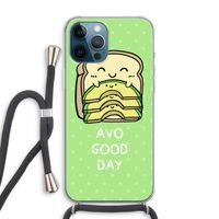 Avo Good Day: iPhone 12 Pro Max Transparant Hoesje met koord