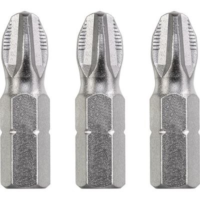Industrial Steel Bits, 25mm, Pozidriv PZ4 Bit