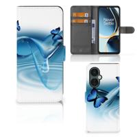 OnePlus Nord CE 3 Lite | Telefoonhoesje | Met pasjeshouder | Vlinders