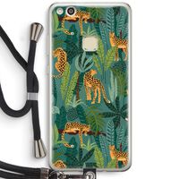 Luipaard 2: Huawei Ascend P10 Lite Transparant Hoesje met koord