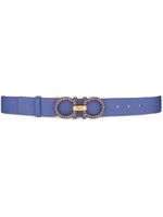 Ferragamo ceinture Gancini à ornements strassés - Violet