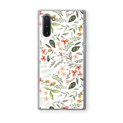 Sweet little flowers: Samsung Galaxy Note 10 Transparant Hoesje