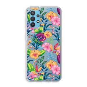 Tropisch 2: Samsung Galaxy A32 4G Transparant Hoesje