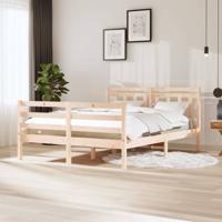 Bedframe massief hout 140x200 cm
