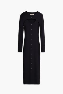 Maitrepierre cut-out jurk - BLACK - L