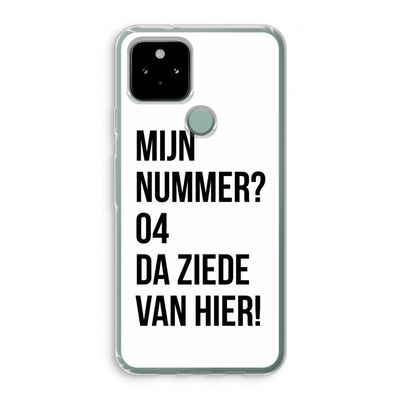 Da ziede van hier: Google Pixel 5 Transparant Hoesje