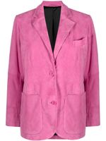 STAND STUDIO blazer Resort en daim - Rose