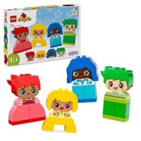 LEGO 10415 DUPLO Mijn eerste sterke emoties en grote gevoelens, speelgoed voor baby's, 23 kleurrijke stenen en 4 personages