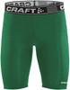 Craft 1906858 Pro Control Compression Short Tights Unisex - Team Green - XS