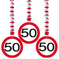 6 x Rotorspiralen 50 jaar verkeersborden