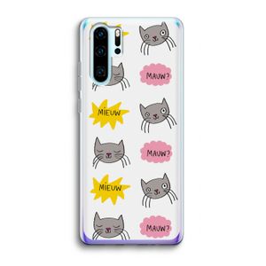 Meow: Huawei P30 Pro Transparant Hoesje