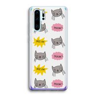 Meow: Huawei P30 Pro Transparant Hoesje