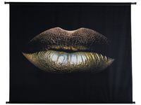 Wall Hanging Glamour Kiss Velvet Gold 146x110cm - HD Collection - thumbnail