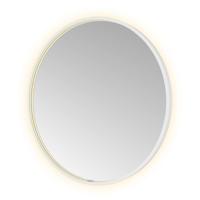 Hotbath &More Mirrors Round LED Badkamerspiegel - Rond - 80 cm - Mat Wit