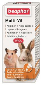 BEAPHAR MULTI-VITAMINE KNAAGDIER EN KONIJNEN 20 ML