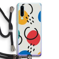 Illustratieve pop 3: Huawei P30 Transparant Hoesje met koord