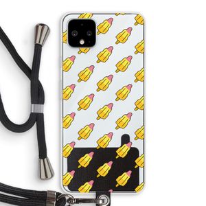 Waterijsjes: Pixel 4 XL Transparant Hoesje met koord