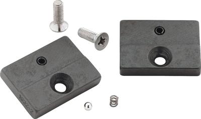 HAZET Reserveonderdelenset: 1 paar reparatiebekken · 30 mm breed · 2 schroeven · 2 spanhulzen 1932-2/6