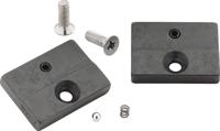 HAZET Reserveonderdelenset: 1 paar reparatiebekken · 30 mm breed · 2 schroeven · 2 spanhulzen 1932-2/6
