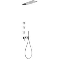 Regendouche set Tres 3V | Inbouw | Mengkraan | 3-weg | Rond | Chroom