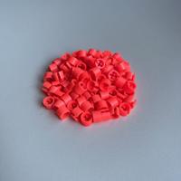 Minimarker onbedrukt fluor rood 100 stuk