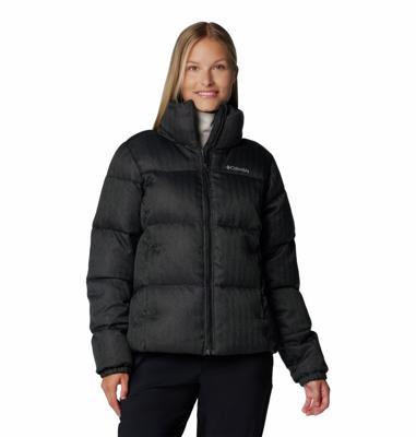Columbia Puffect™ Herringbone Isolatiejas Dames Black M