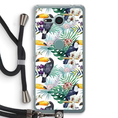 Tukans: Sony Xperia XZ2 Compact Transparant Hoesje met koord
