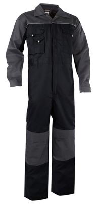 DASSY overall cannes p/k zwart/grijs s