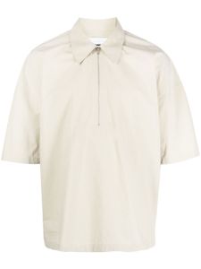 Jil Sander chemise à col zippé - Tons neutres