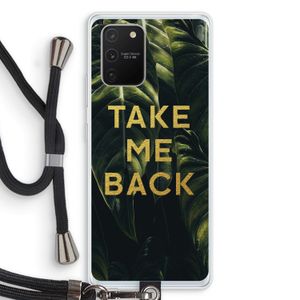Take me back: Samsung Galaxy S10 Lite Transparant Hoesje met koord