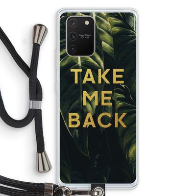 Take me back: Samsung Galaxy S10 Lite Transparant Hoesje met koord