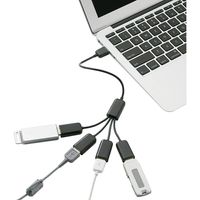 Renkforce 4 poorten USB 2.0-hub Zwart