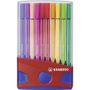 STABILO Viltstift Pen 68 ColorParade 6820-04 Veelkleurig gesorteerd 1 mm 20 stuk(s)