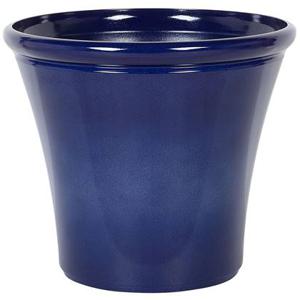 Beliani - KOKKINO - Plantenbak - Blauw - 55 cm - Klei-vezelmengsel