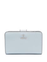 Furla logo-lettering leather wallet - Gris - thumbnail