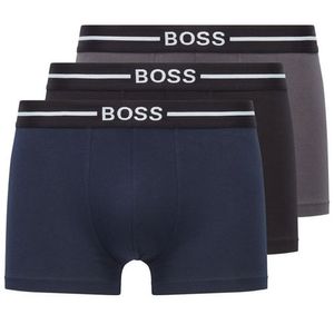 Hugo Boss boxershorts grijs-zwart-blauw 3-pack
