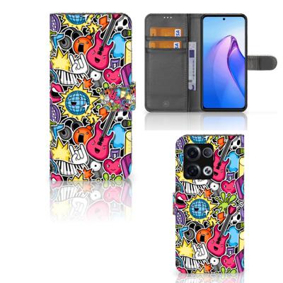 OPPO Reno8 Pro | Wallet Case | met Pasjes | Punk Rock
