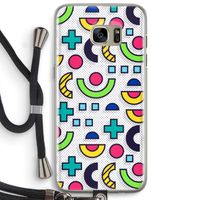 8-bit N°6: Samsung Galaxy S7 Edge Transparant Hoesje met koord