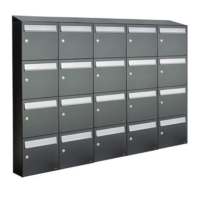 Allux Flow Set 5-Breed, 4-Hoog Met Dak Antraciet - 40040065_5x4d