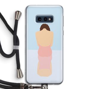 Mirror: Samsung Galaxy S10e Transparant Hoesje met koord