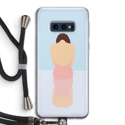 Mirror: Samsung Galaxy S10e Transparant Hoesje met koord
