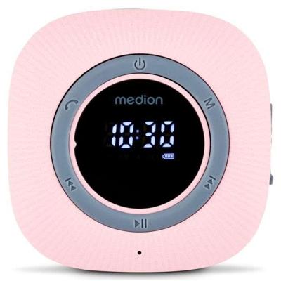 Doucheradio - MEDION - FM - Bluetooth - IPX6 - Zuignaphouder - Roze