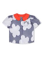 Kenzo Kids chemise en coton à fleurs - Bleu - thumbnail