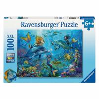 Ravensburger legpuzzel xxl zeemeermin, 100st.