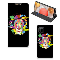 Samsung Galaxy A42 Magnet Case Lion Color