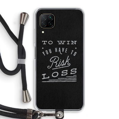 Risk loss: Huawei P40 Lite Transparant Hoesje met koord