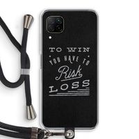 Risk loss: Huawei P40 Lite Transparant Hoesje met koord